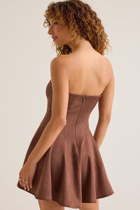 Fable Suede Mini Dress Detail 5 - Altar'd State
