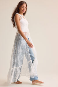 Estelle Lace Tie-Front Kimono Detail 4 - Altar'd State
