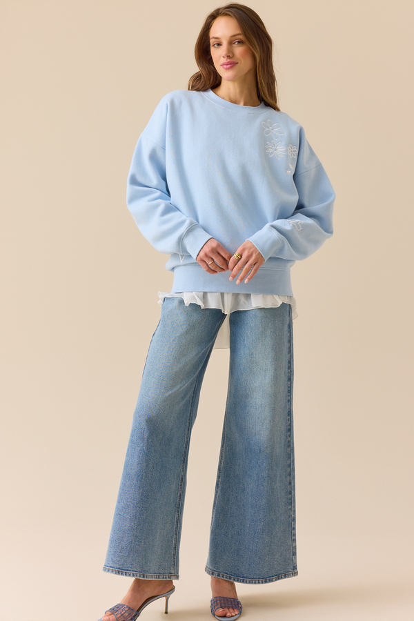 Make Heaven Crowded Graphic Sweatshirt Detail 2 - Altar'd State