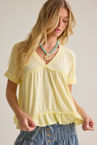 Gracely Babydoll Top Detail 2 - Altar'd State