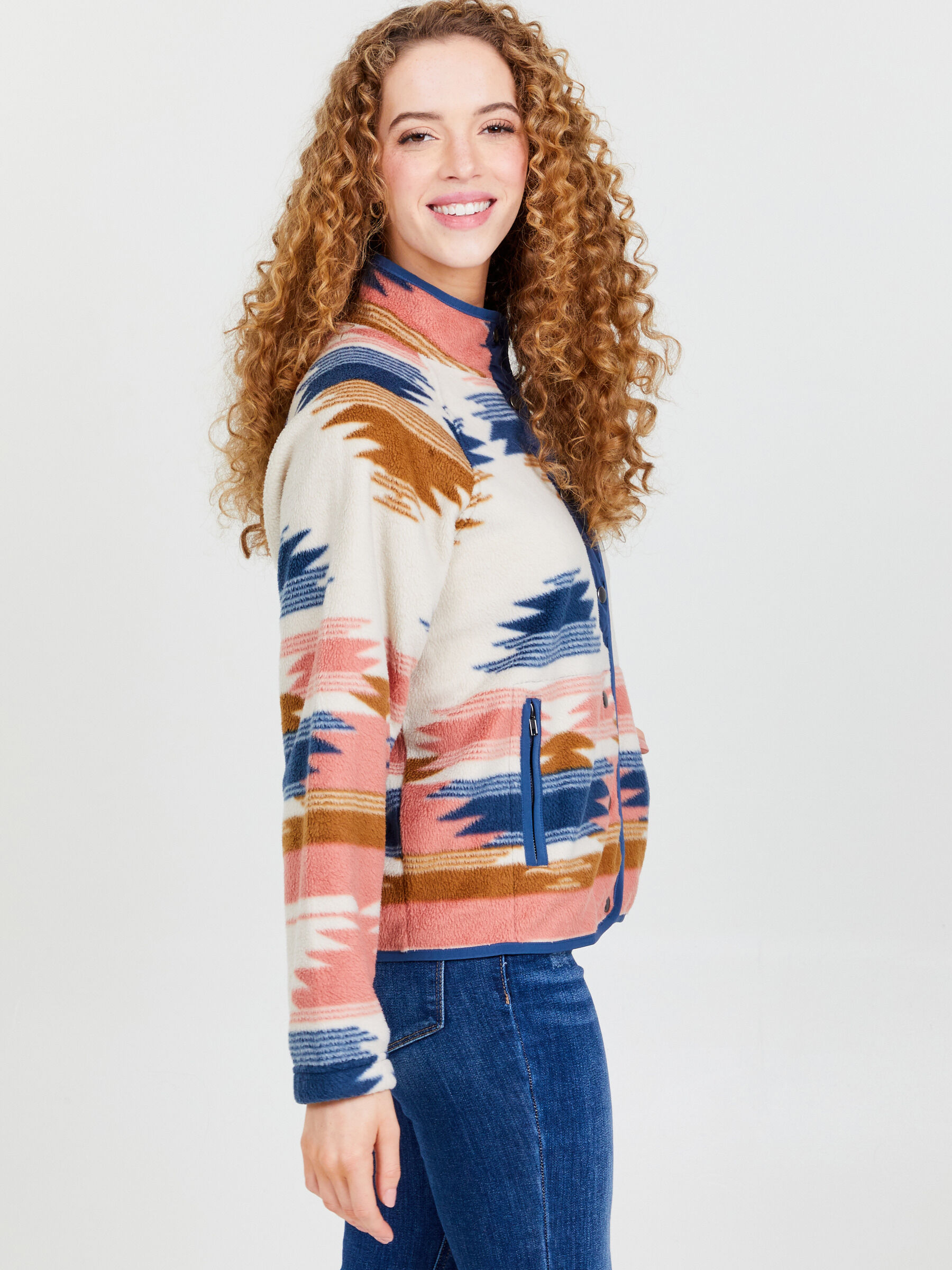 Aztec Fleece Jacket | Altar'd State