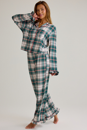 Clara Plaid Lounge Pants - Altar'd State - 