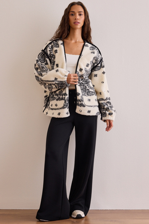 Mountain Bandana Sherpa Jacket - Altar'd State - 