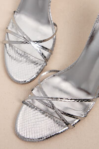 Viviette Snake Strappy Heel Detail 2 - Altar'd State