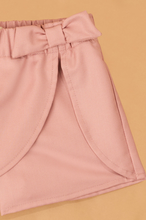 Ella Twill Bow Skort - Altar'd State - 