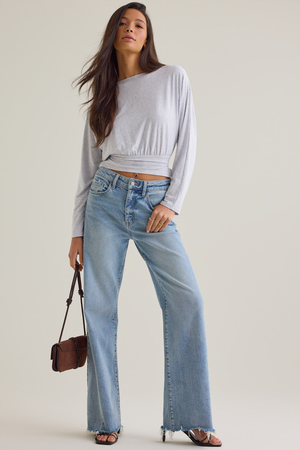 Dana Boatneck Tie Back Top - Altar'd State - 