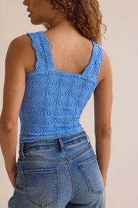 Blaire Seamless Floral Cami Detail 5 - Altar'd State