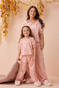 Emma Floral Peter Pan Collar Pajama Set - Altar'd State