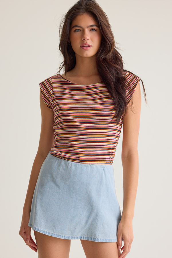 Amanda Denim Skort - Altar'd State