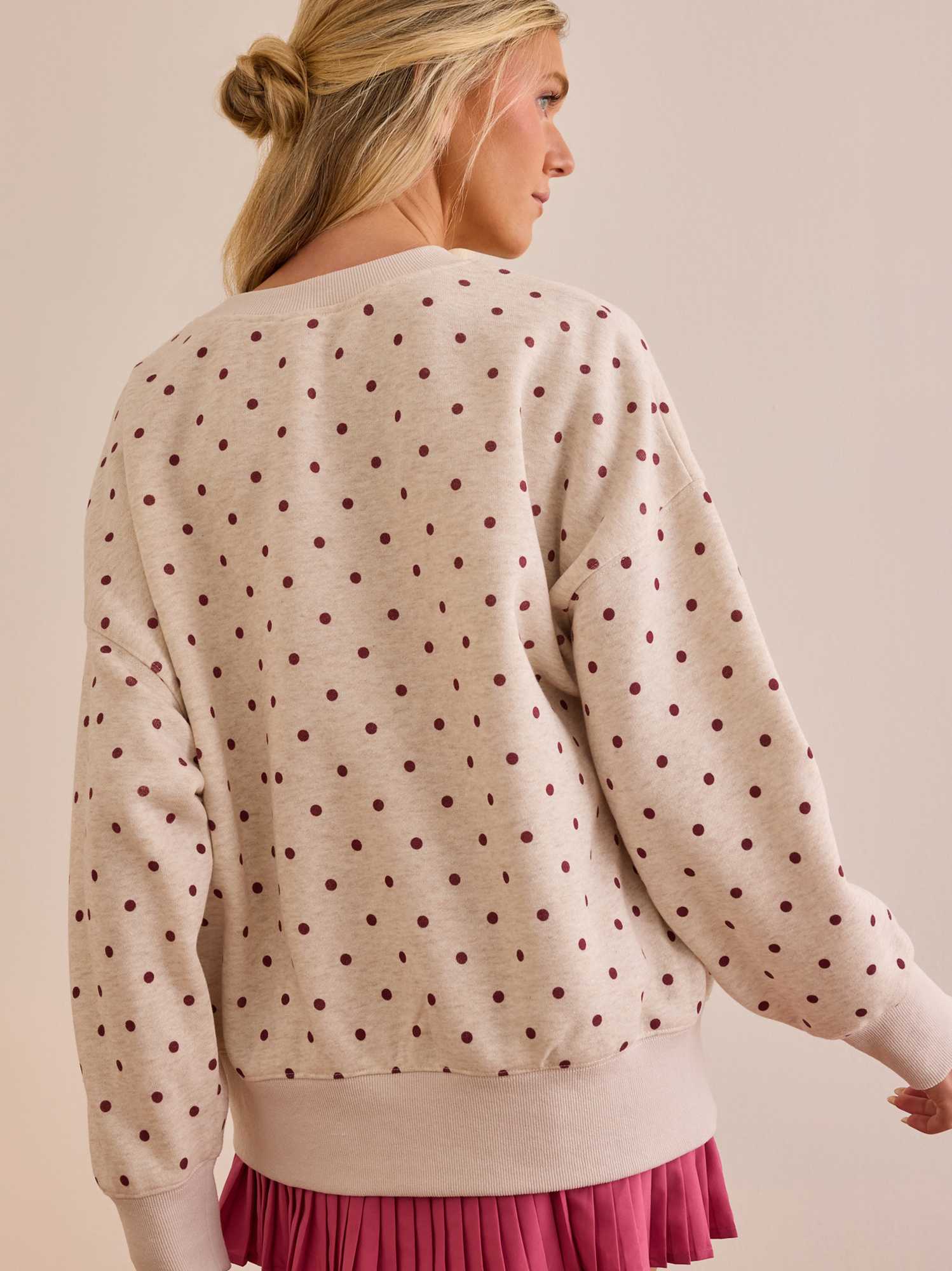 Peak Polka Dot Crew Neck I AS Revival