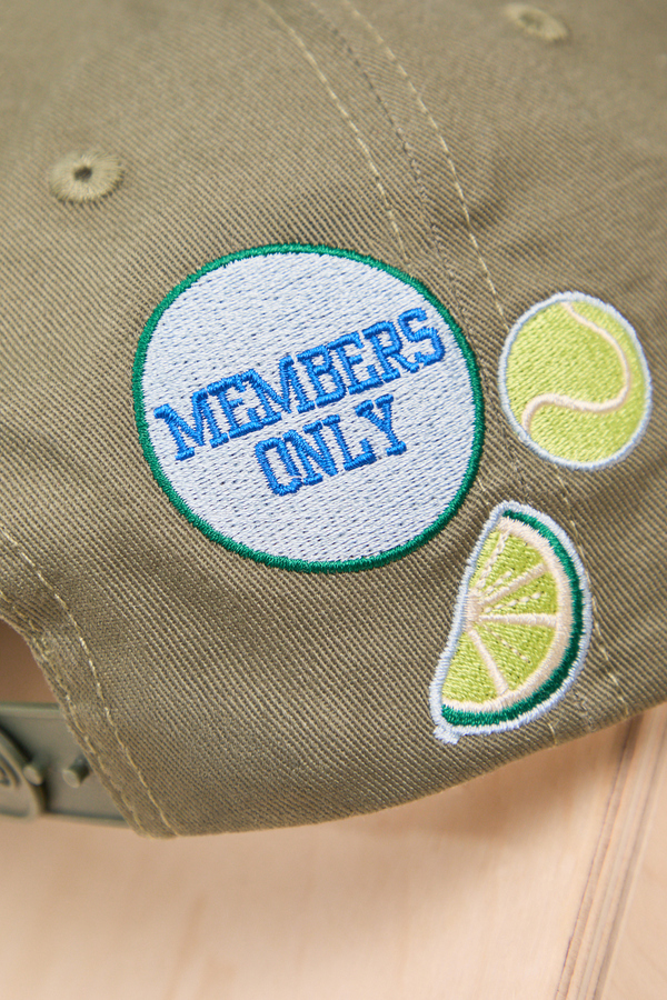 AS Revival Tennis Club Hat Detail 3 - Altar'd State
