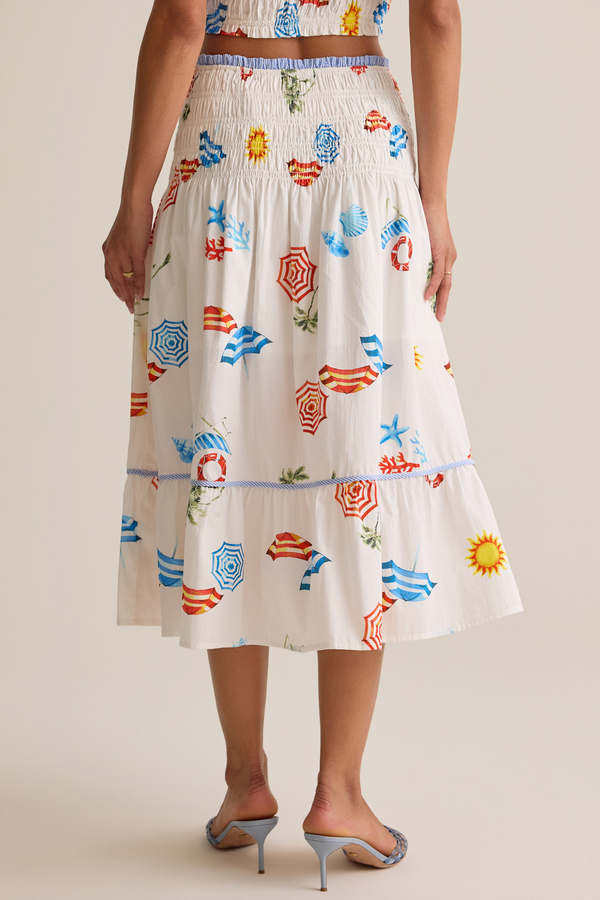 Summer Smocked Skirt Detail 5 - Altar'd State