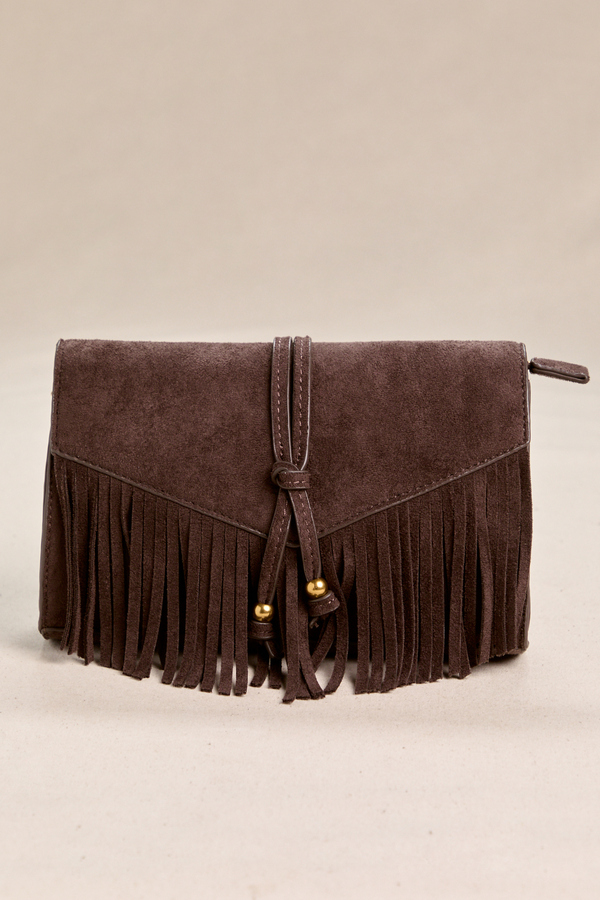 Lainey Fringe Mini Crossbody - Altar'd State