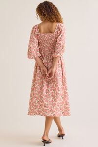 Zainy Floral Midi Mama Dress Detail 4 - Altar'd State