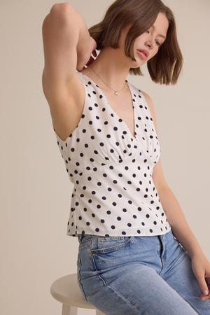 Brianna Dot Satin Tank - Altar'd State - 