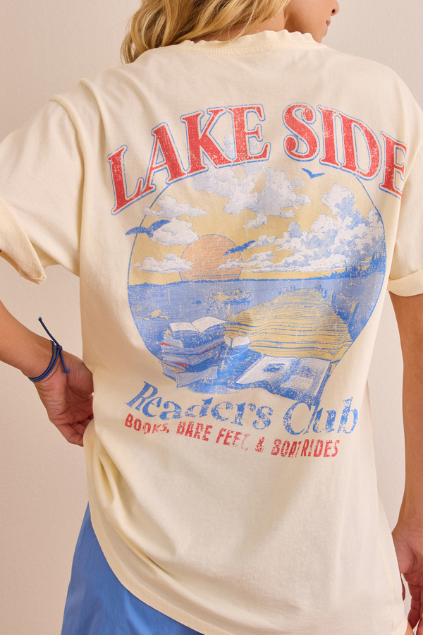 Lake Side Readers Oversized Graphic Tee - Altar'd State