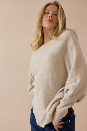 Ada Asymmetrical Poncho Sweater - Altar'd State