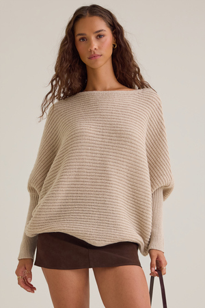 Amaia Ribbed Sweater - Altar'd State - 