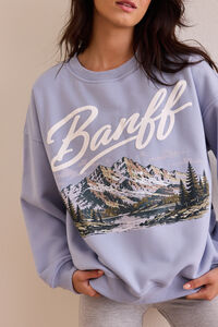 Banff Mountain Crew Neck Detail 2 - Altar'd State