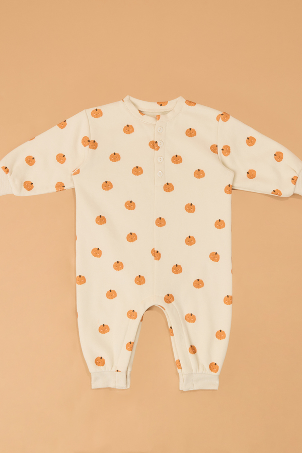 Sweet Squash Long Sleeve Jumpsuit Detail 2 - Altar'd State