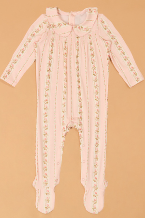 Antoinette Striped Peter Pan Footie - Altar'd State - 