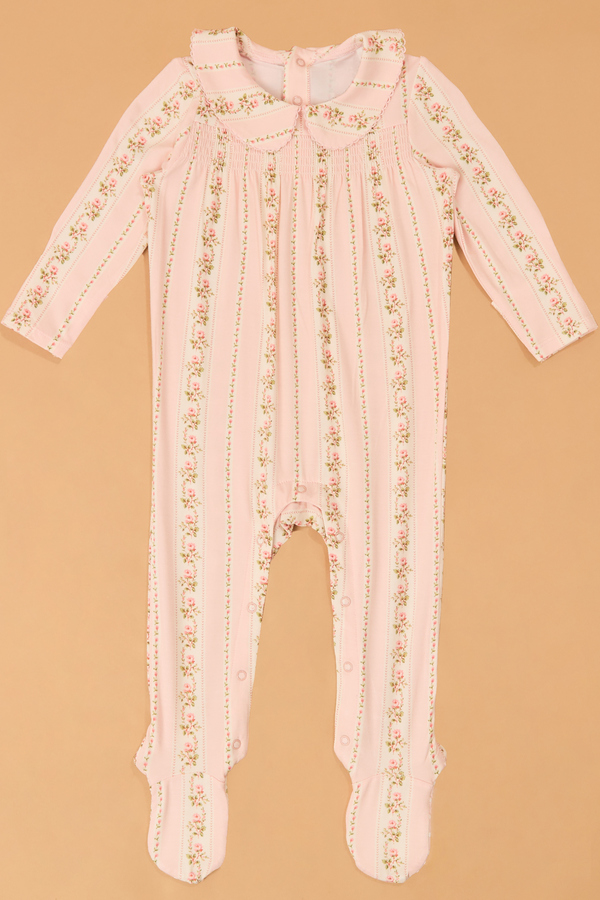 Antoinette Striped Peter Pan Footie - Altar'd State