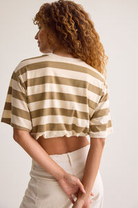 Patricia Stripe Bubble Tee Detail 6 - Altar'd State