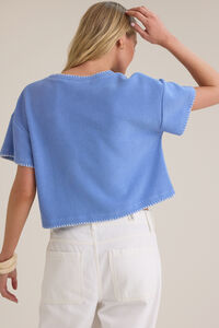 Makenzie Ribbed Whipstitch Top Detail 4 - Altar'd State