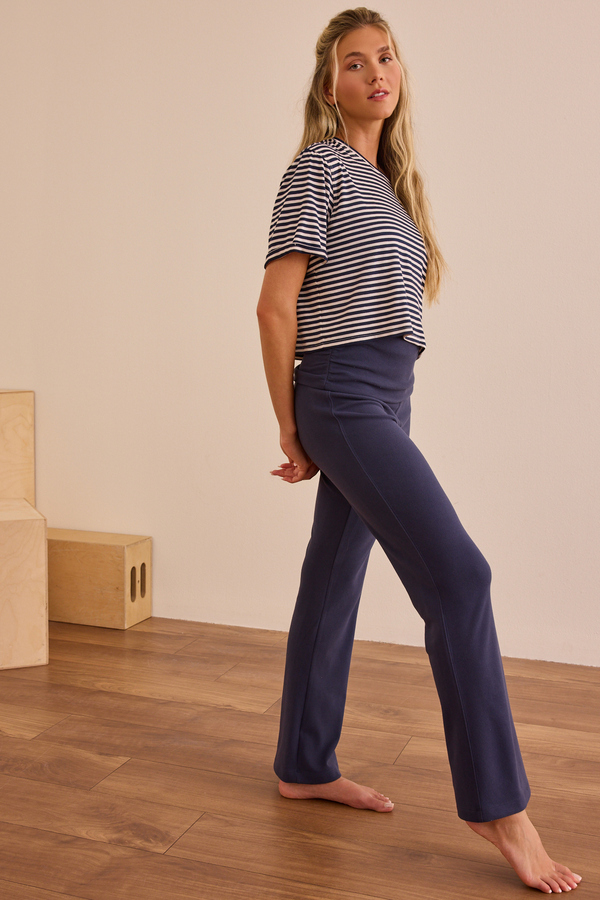 Max Out Stripe Crop Tee Detail 2 - Altar'd State