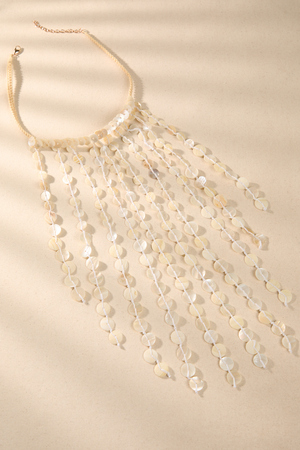 Savannah Fringe Statement Necklace - Altar'd State - 