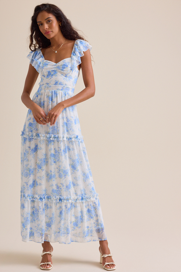 Auburn Floral Maxi Dress - Altar'd State