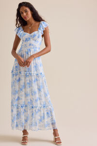 Auburn Floral Maxi Dress - Altar'd State