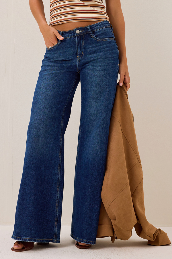 Olivia Wide Leg Jean Detail 2 - Altar'd State