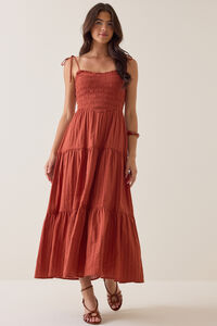 Lizzy Tiered Maxi Dress Detail 2 - Altar'd State