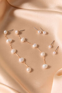 18K Gold Pearl Dangle Trio Pack Detail 2 - Altar'd State