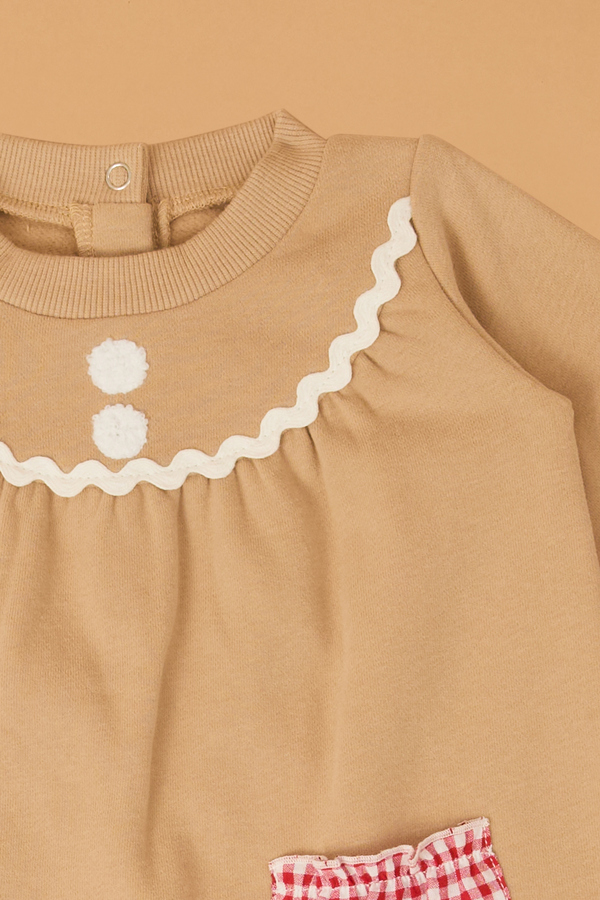 Gingerbread Girl Dress & Headband Detail 2 - Altar'd State