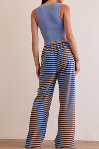 Weekend Stripe Wide Leg Pant Detail 5 - Altar'd State