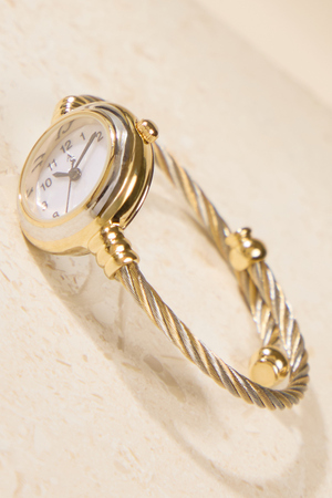 Twisted Cuff Round Watch - Altar'd State - 
