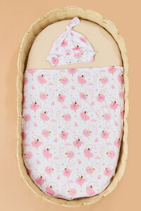 Ribbon Ballerina Swaddle and Hat - Altar'd State