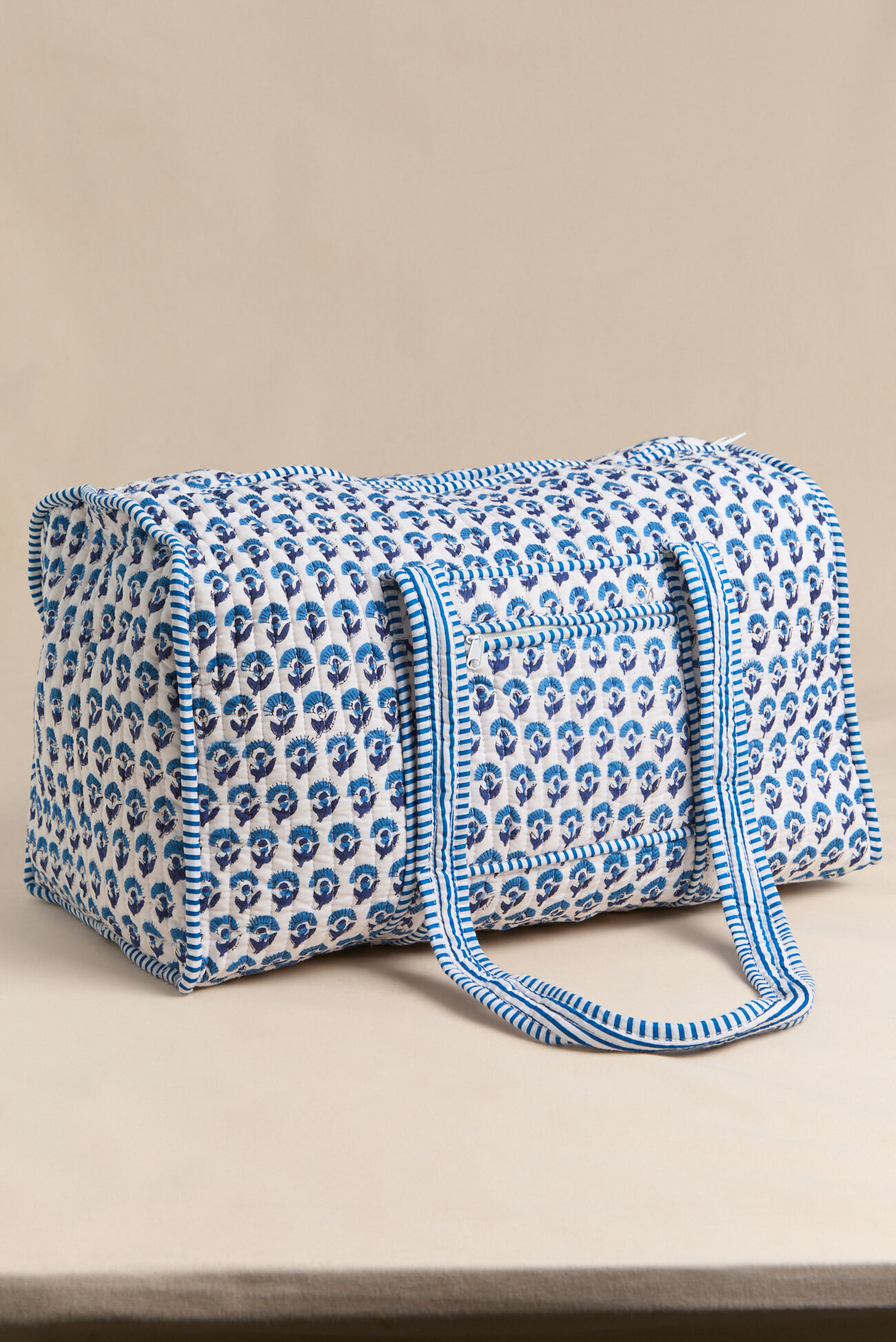Ocean Petals Quilted Duffle