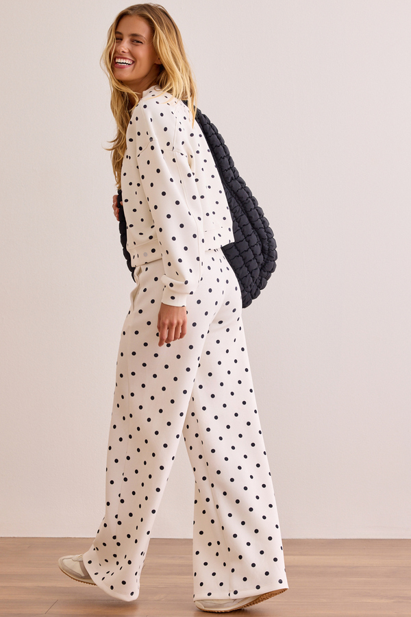 Supersoft Polka Dot Crew Pullover Detail 7 - Altar'd State