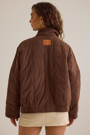 Cece Corduroy Quilted Jacket - Altar'd State