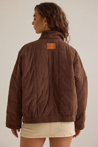 Cece Corduroy Quilted Jacket Detail 5 - Altar'd State