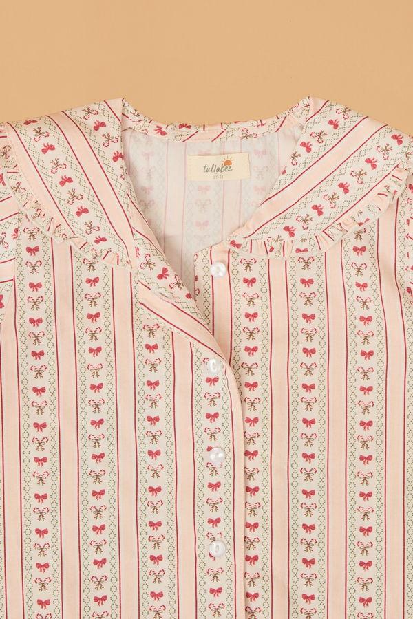 Candy Cane Cuteness Pajama Set Detail 3 - Altar'd State