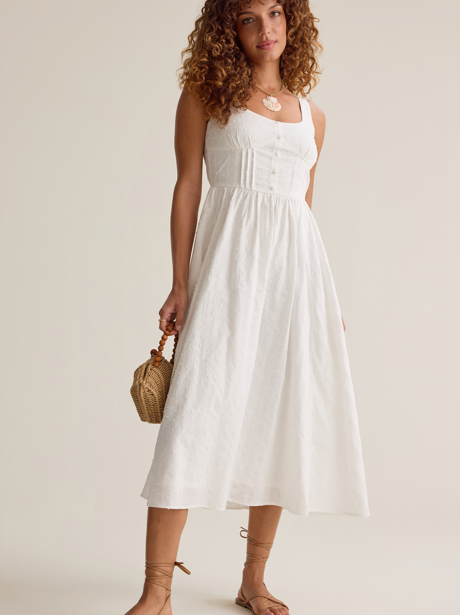 Karsyn Maxi Dress in Off White | Altar'd State