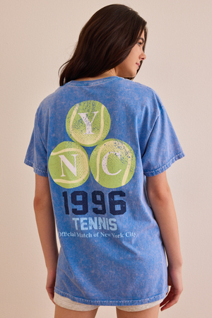 NYC Tennis Oversized Tee - Altar'd State - 