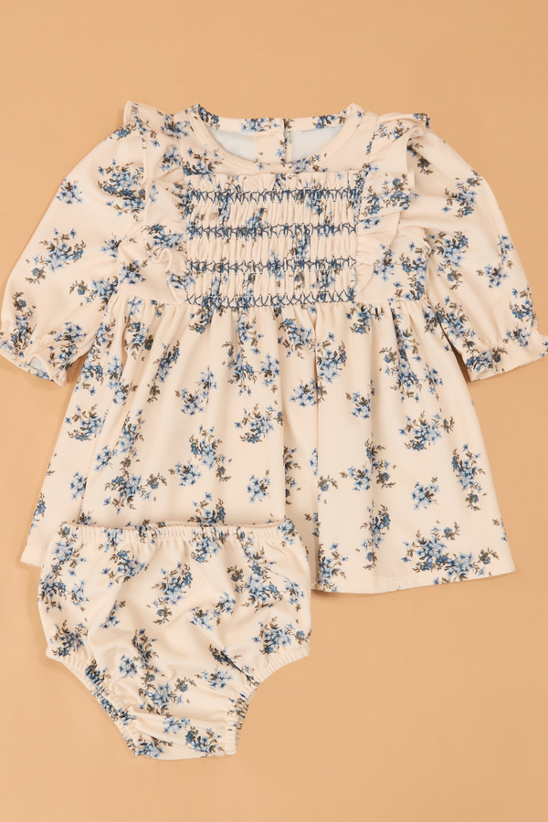 Faith Floral Corduroy Dress - Altar'd State