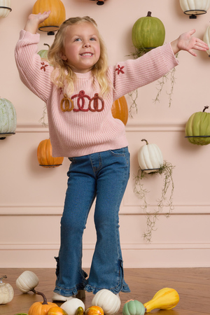 Hazel Harvest Flower Knit Sweater - Altar'd State - 