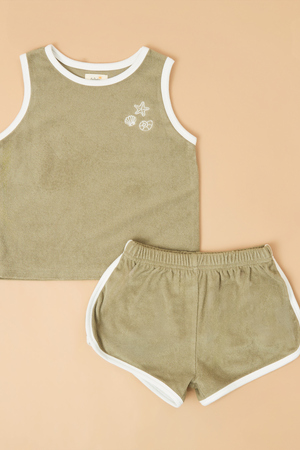 Terry Seashell Short Set - Altar'd State - 