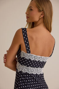 Chelsea Lace Trim Midi Dress Detail 7 - Altar'd State
